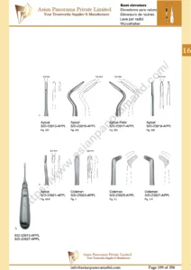 Root elevators, Apical Flohr, Coleman