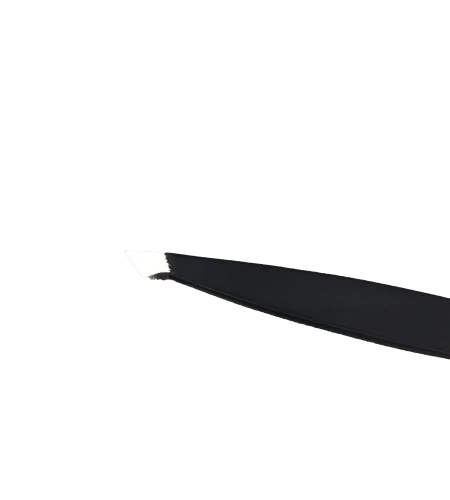 Pointed-Slant Tip Tweezers black by Asian Panorama Private Limited